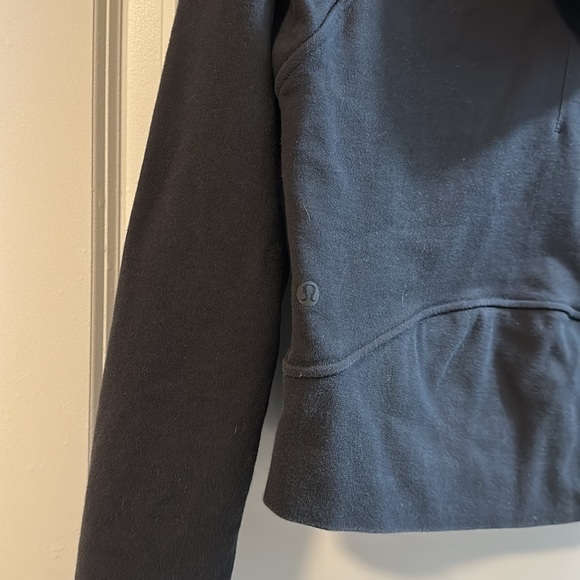 LULULEMON Black French Terry Full Zip size 6 - Picture 6 of 7